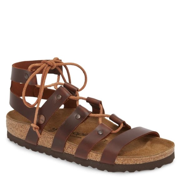 birkenstock lace up sandals